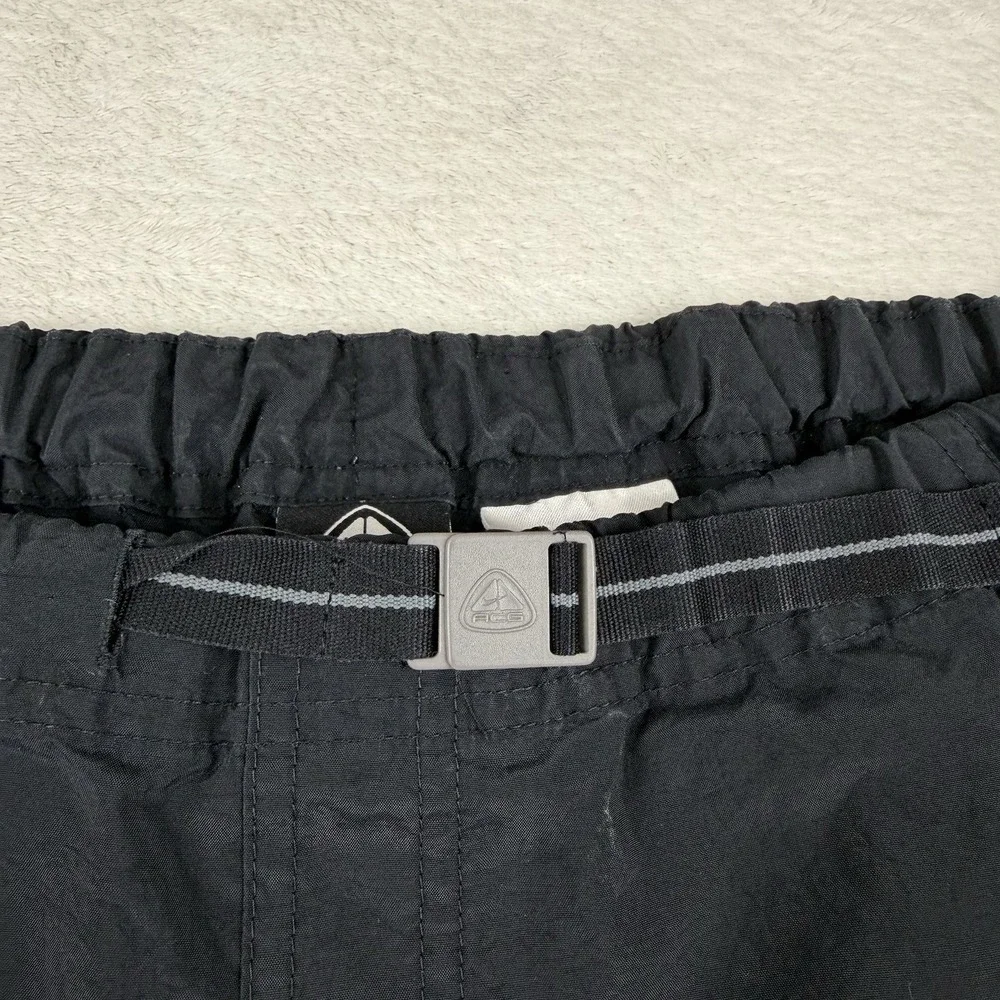 Vintage Nike ACG‎ Trail Shorts Men's Large Black Outdoor Hiking Y2K